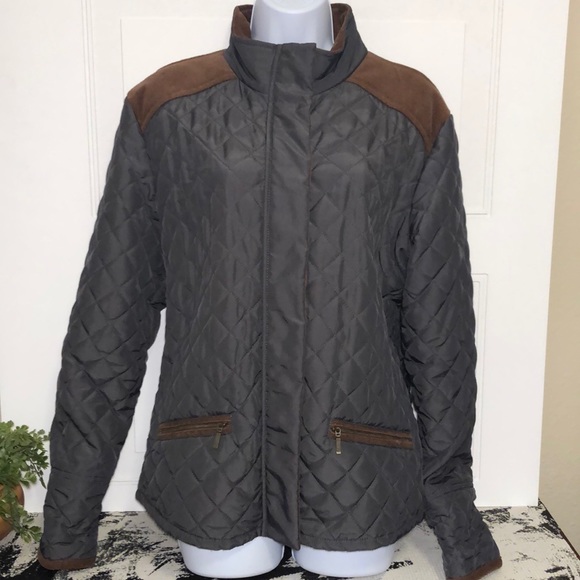 Bob Timberlake Jackets & Blazers - Bob Timberlake Women’s Quilted Gray Jacket